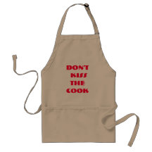 Não beije o cozinheiro aventais