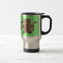 não veja nenhum mau caneca