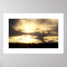 Nas nuvens poster