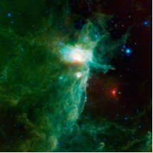 NASA da nebulosa da chama Foto Escultura