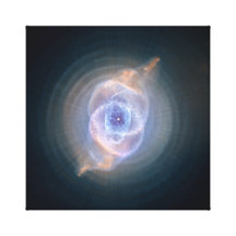 NASA de Hubble da nebulosa do olho de gato Impressão De Canvas Envolvida