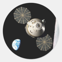 NASA Orion na órbita lunar Adesivo