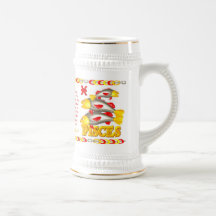 Nascer 1977 de FireSnake nos peixes por Valxart Caneca