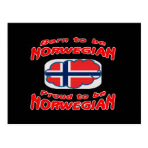 Nascer a ser norueguês, orgulhoso ser norueguês cartoes postais