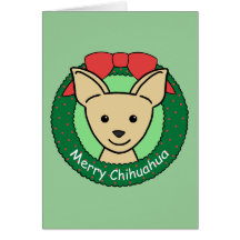Natal da chihuahua cartoes