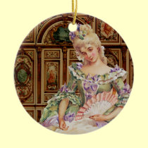 Natal do ornamento de Marie Antoinette ornamentos