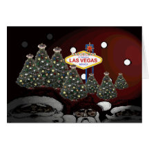 Natal no cartão de Las Vegas