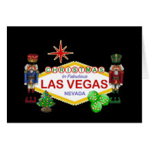 Natal no cartão de Las Vegas