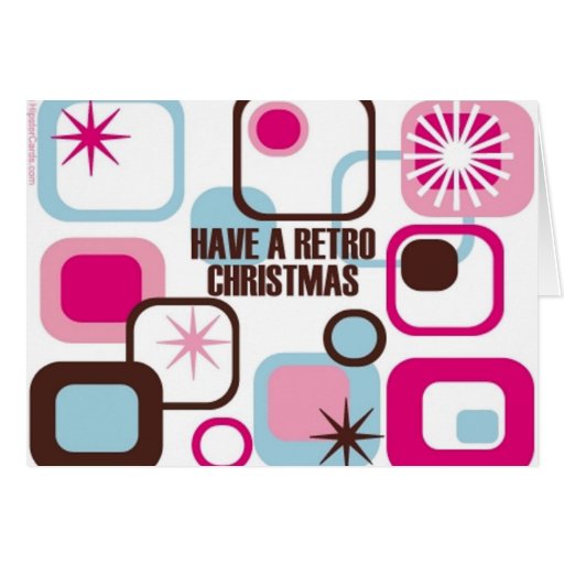 Natal retro cartao