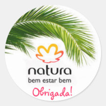 natura-comesticos, Obrigada! Adesivos