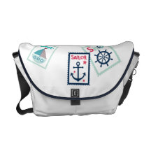 Navigação do verão bolsas mensageiro