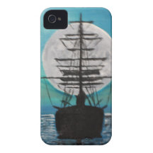 NAVIO DA MEIA-NOITE CAPAS iPhone 4 Case-Mate
