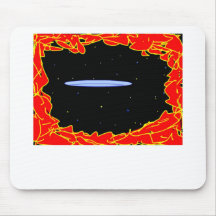 navio de espaço com referência a entrar mouse pads