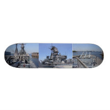 Navio de guerra USS Wisconsin Skates