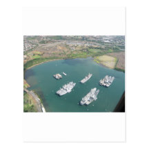 Navios em Oahu Cartao Postal