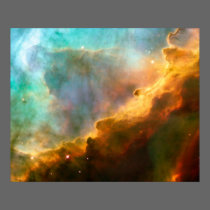 Nebulosa da cisne de Omega, M17 posters