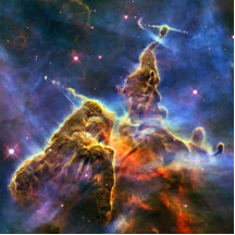 Nebulosa de Carina (telescópio de Hubble) Esculturafoto