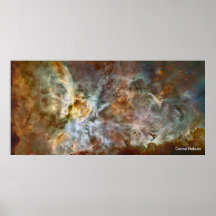 Nebulosa de Carina - telescópio de Hubble Poster