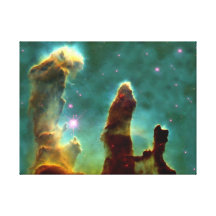 Nebulosa de Eagle no espaço Impressão Em Canvas