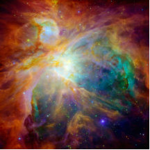Nebulosa de Orion (telescópios de Hubble & de Spit Escultura De Foto