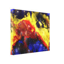 Nebulosa do Fractal 1 canvas Impressão De Canvas Esticadas