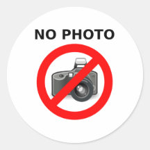 Nenhum sinal das fotos adesivos