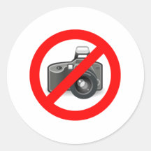 Nenhum sinal das fotos adesivos