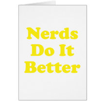 Nerd melhora cartoes