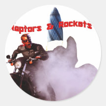 Neutralização dos raptores & dos Rockets Adesivo