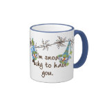 Neve afortunada para mandá-lo agredir caneca