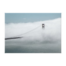 Névoa do Golden Gate Impressão Em Tela Canvas