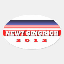 Newt Gingrich 2012 Adesivos