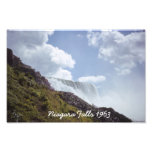 Niagara Falls 1963 de baixo do impressão fotográfi