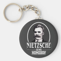 Nietzsche é meu ficar em casa chaveiro