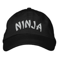 Ninja chapéus bordados