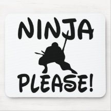 Ninja por favor! mouse pad