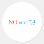 NOBAMA '08 - personalizado Adesivos Em Formato Redondos