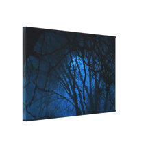 Noite azul impressão em tela canvas