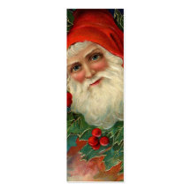 Nome de etiqueta do papai noel do vintage ou Tag d Cartão De Visita