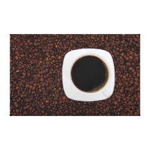Nós amamos o café impressão em tela canvas