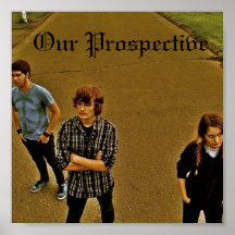 Nosso poster vintage em perspectiva