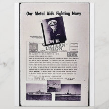 Nossos auxílios do metal que lutam o marinho, West Panfleto Coloridos