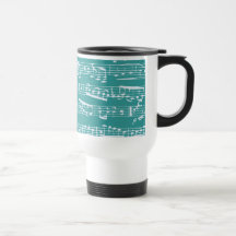 Notas azuis da música do Aqua Caneca