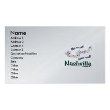 Notas da música de Nashville Cartão De Visita