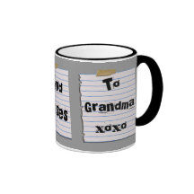 Notas do amor para a caneca da mamã