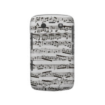 Notas musicais preto e branco capas blackberry bold