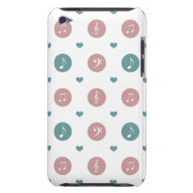 Notas Pastel da música Capa iPod Case-Mate