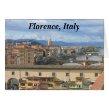 Notecard:  Florença, Italia Cartao