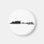 Nova Iorque City Skyline frigorífico íman Imã