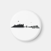 Nova Iorque City Skyline frigorífico íman Imã